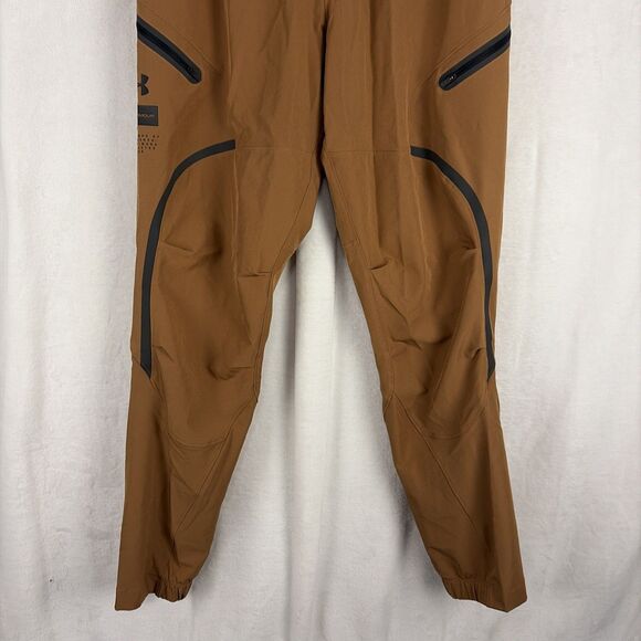 Under Armour UA Men's Unstoppable Cargo Jogger Pants Large 1352026 Brown NWT - Picture 2 of 7